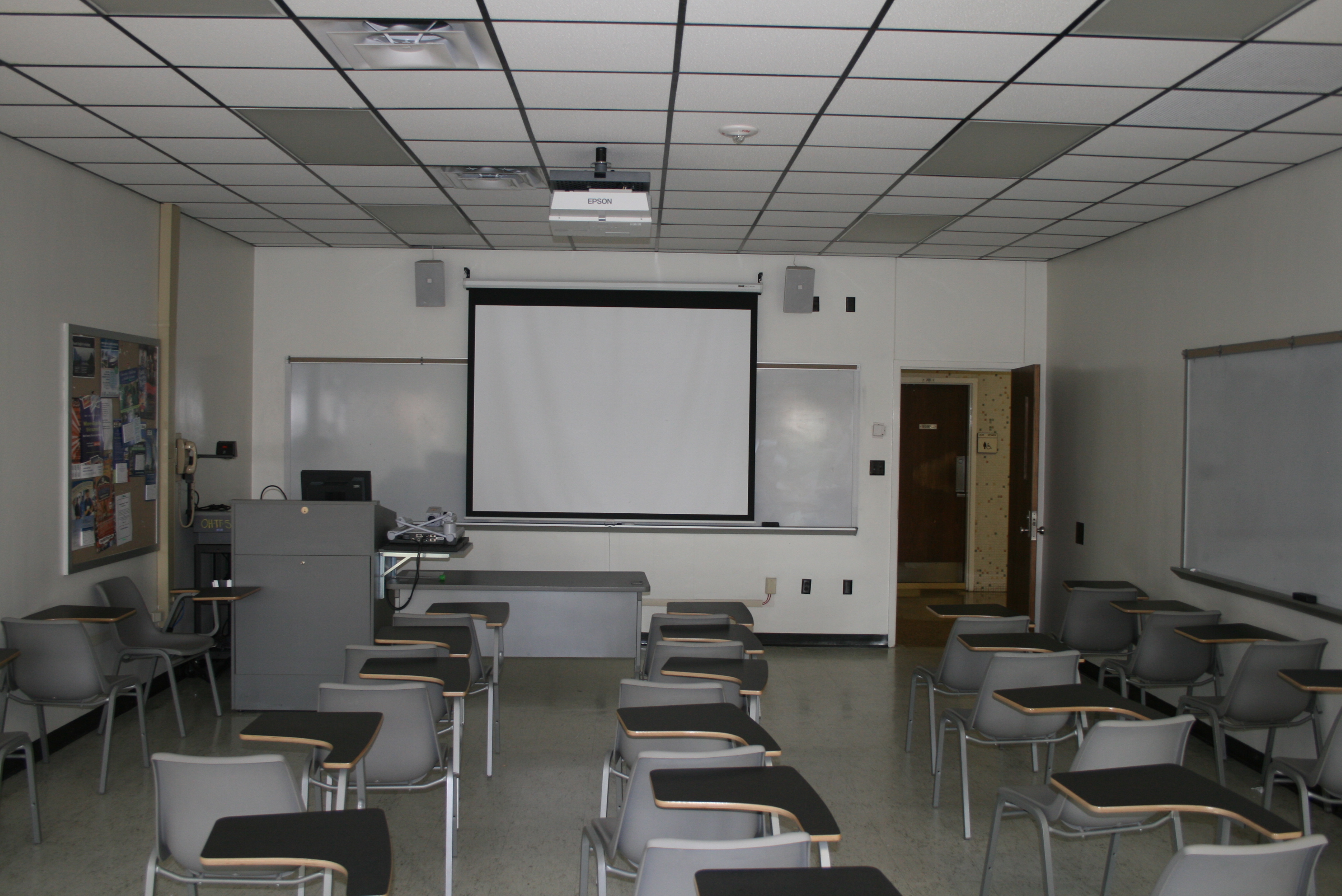 Williams from the back of the classroom