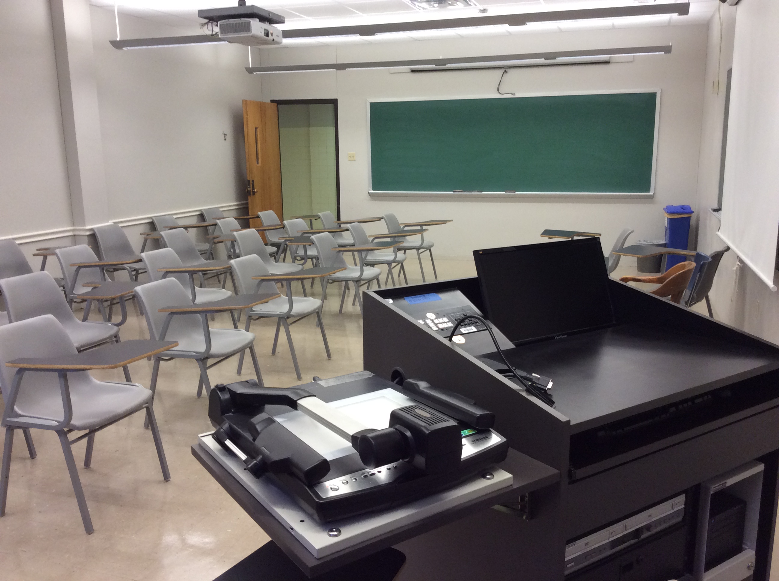 lockett 284 from the front of the classroom