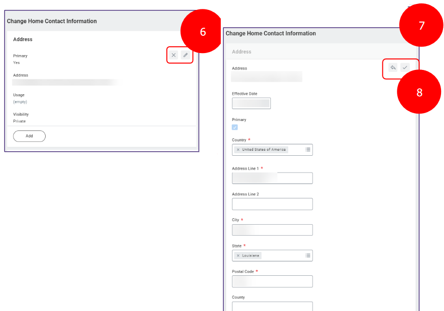 Editing Contact info in Workday