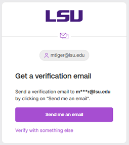 "send me an email" button