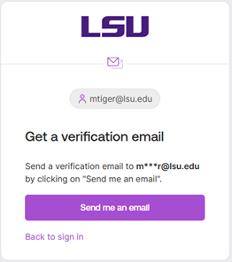 "send me an email" button